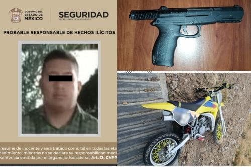 Con pistola en mano, la obligó a subir a su moto para abusar de ella